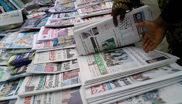 Nigerian Newspaper Covers, 20 January 2022